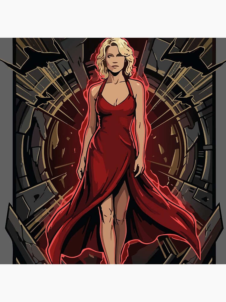 Battlestar Galactica Number Six Comic Book Tapestry - Image 2