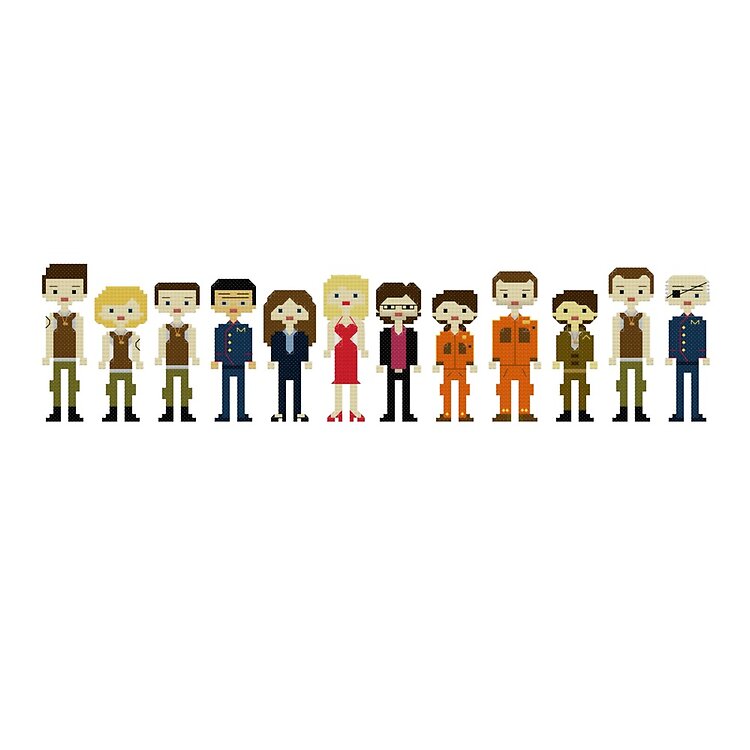 Battlestar Galactica Hot Characters Tote Bag - Image 2