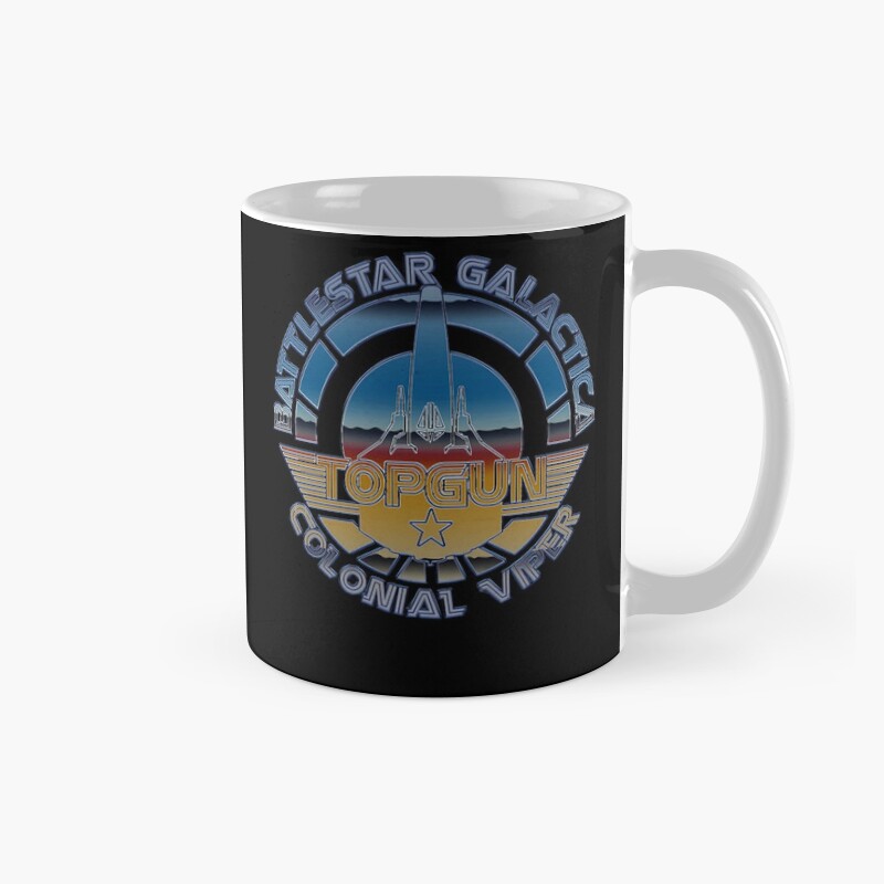 Battlestar Galactica Colonial Viper Topgun Mug