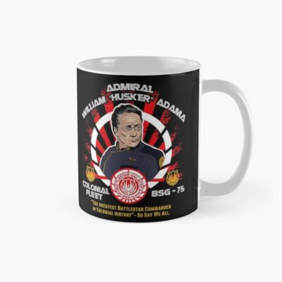 Admiral William Husker Adama Mug