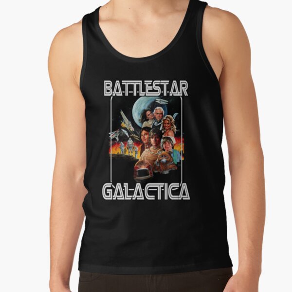 Battlestar Galactica Retro Poster Tank Top - Image 2