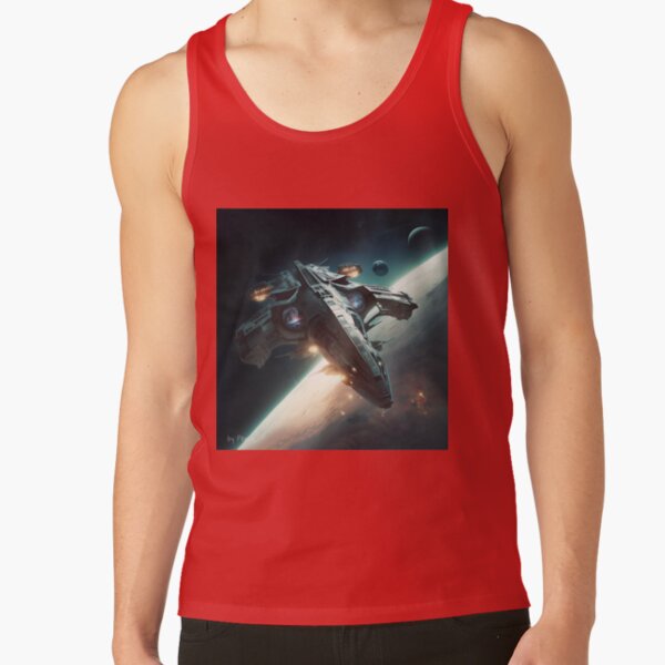 Battlestar Galactica Artwork New By Pitasso Tank Top - Image 4