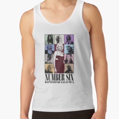 Number Six Battlestar Galactica Tank Top