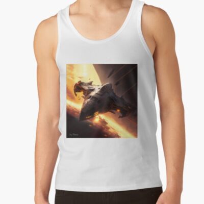 Battlestar Galactica Artwork By Pitasso Tank Top
