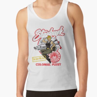 Starbuck Colonial Fleet Pilot Tank Top