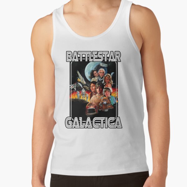 Battlestar Galactica Retro Poster Tank Top