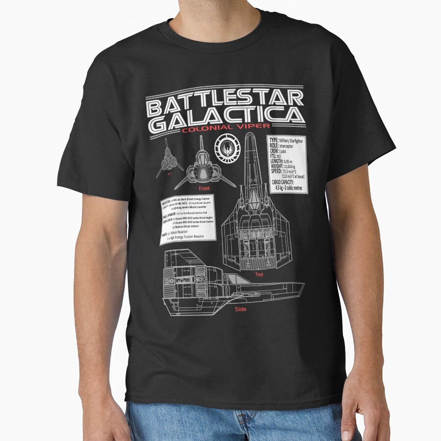 Battlestar Galactica Colonial Viper T-shirt