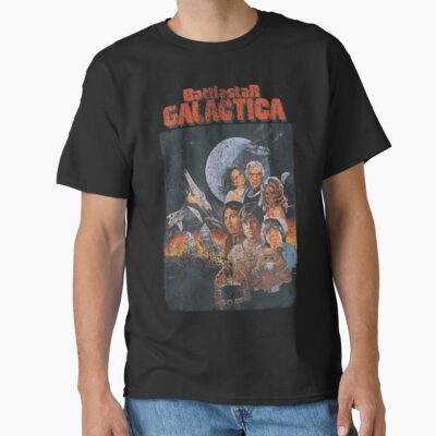 Vintage Distressed Battlestar Galactica T-shirt