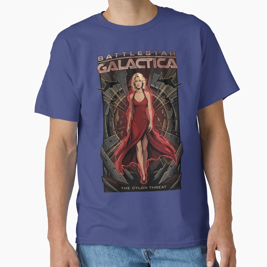 Battlestar Galactica Number Six Comic Book T-shirt - Image 4