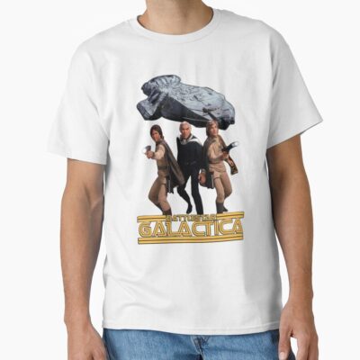 Battlestar Galactica Hot Characters T-shirt