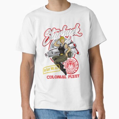 Starbuck Colonial Fleet Pilot T-shirt