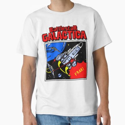 Retro Battlestar Galactica T-shirt