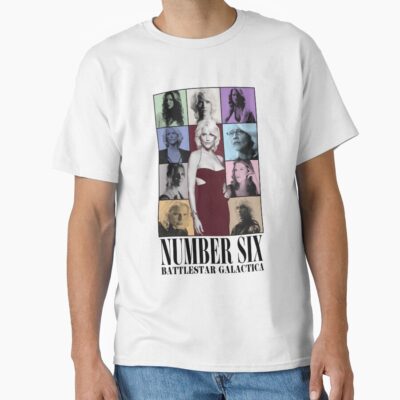 Number Six Battlestar Galactica T-shirt