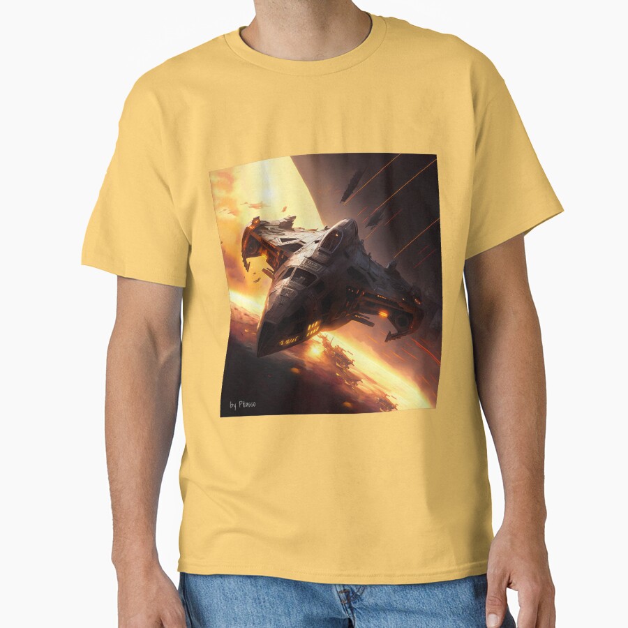 Battlestar Galactica Artwork By Pitasso T-shirt - Image 6