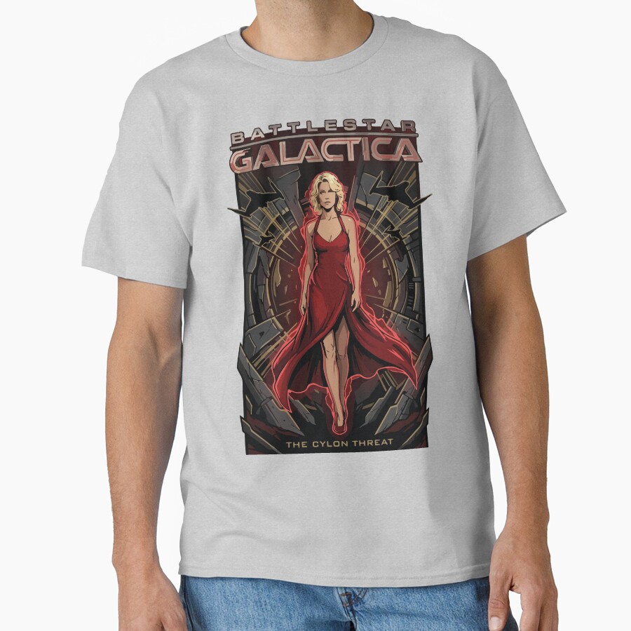 Battlestar Galactica Number Six Comic Book T-shirt
