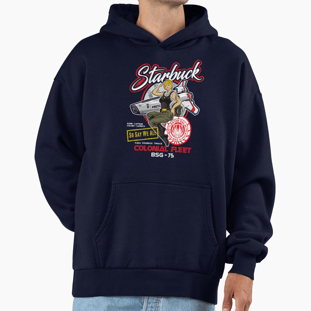 Starbuck Colonial Fleet Pilot Hoodie - Image 5