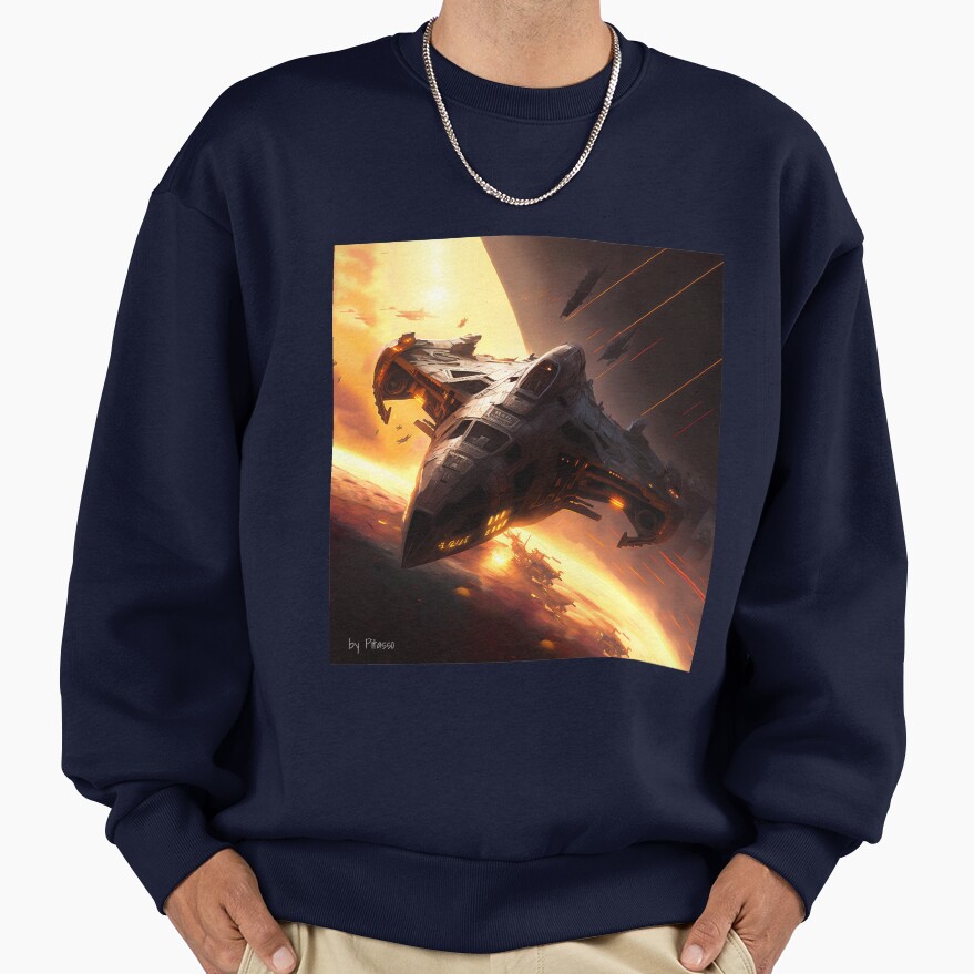 Battlestar Galactica Artwork By Pitasso Sweatshirt - Image 5