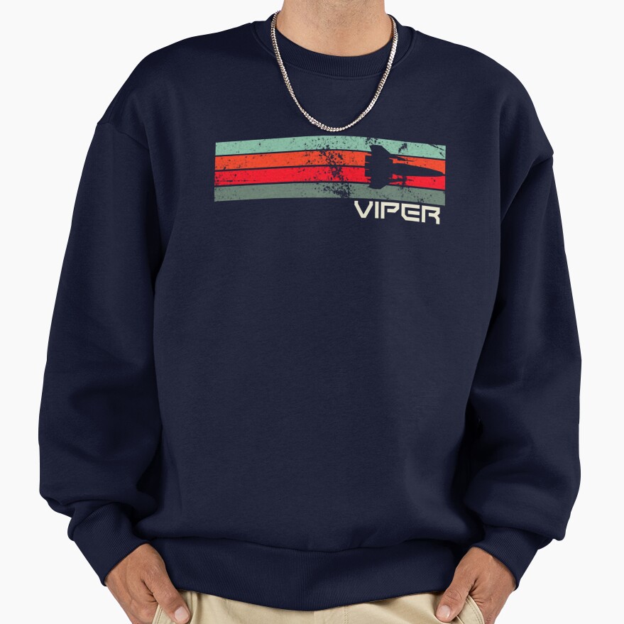 Viper Retro Battlestar Galactica Sweatshirt - Image 5
