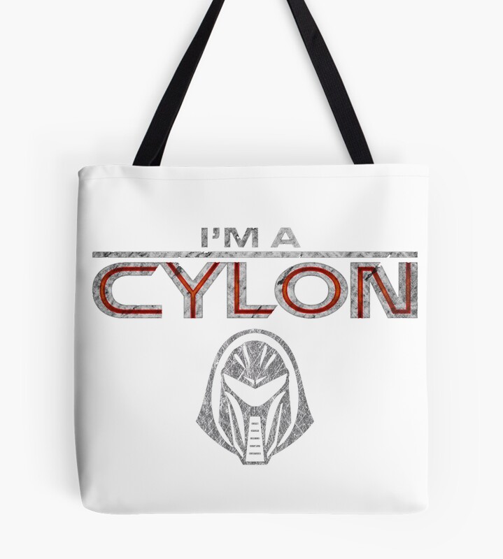 I Am A Cylon Battlestar Galactica Tote Bag