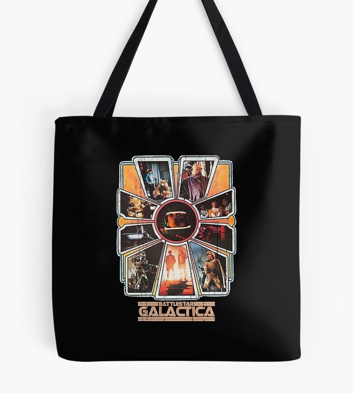 Battlestar Galactica Distressed Tote Bag