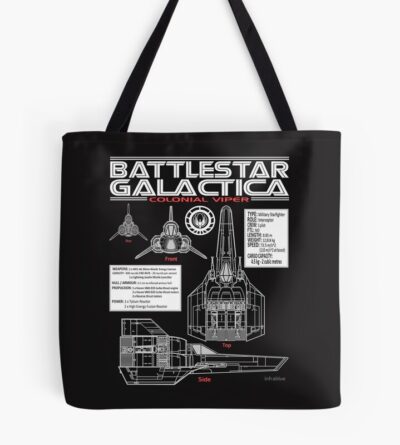 Battlestar Galactica Colonial Viper Tote Bag