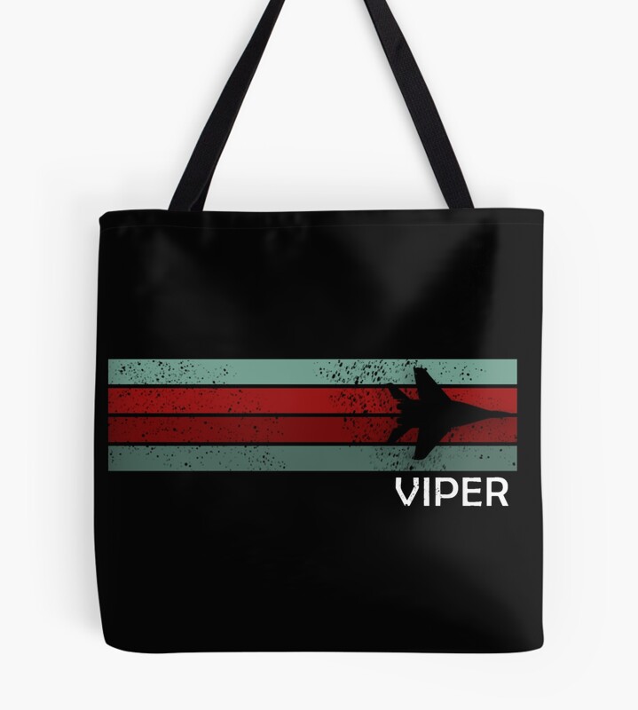 Viper Retro Battlestar Galactica Tote Bag