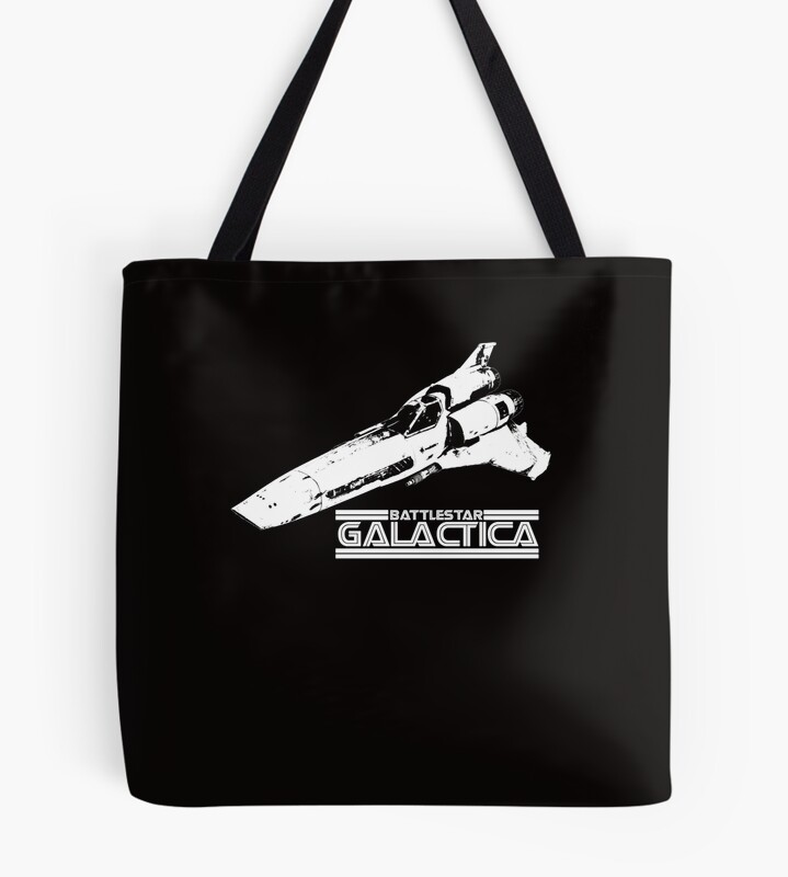 Viper Mark Ii Battlestar Galactica Tote Bag