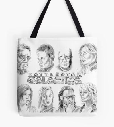 Battlestar Galactica Chararacters Tote Bag