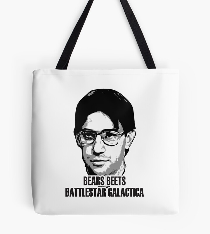 Bears Beets Battlestar Galactica Tote Bag