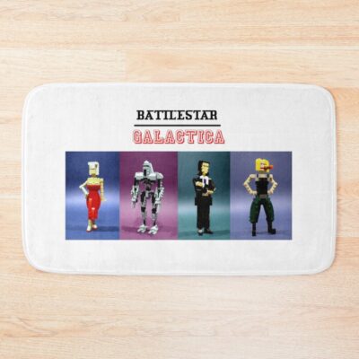 The Evolution Battlestar Galactica Bath Mat
