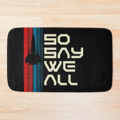 Retro Viper So Say We All Battlestar Galactica Bath Mat