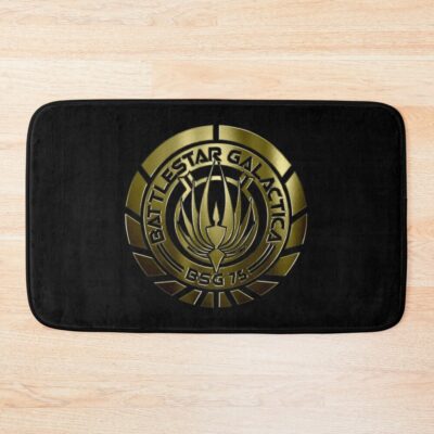 Battlestar Galactica Crest Chest Pocket Bath Mat