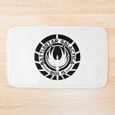 Battlestar Galactica Hot Logo Bath Mat
