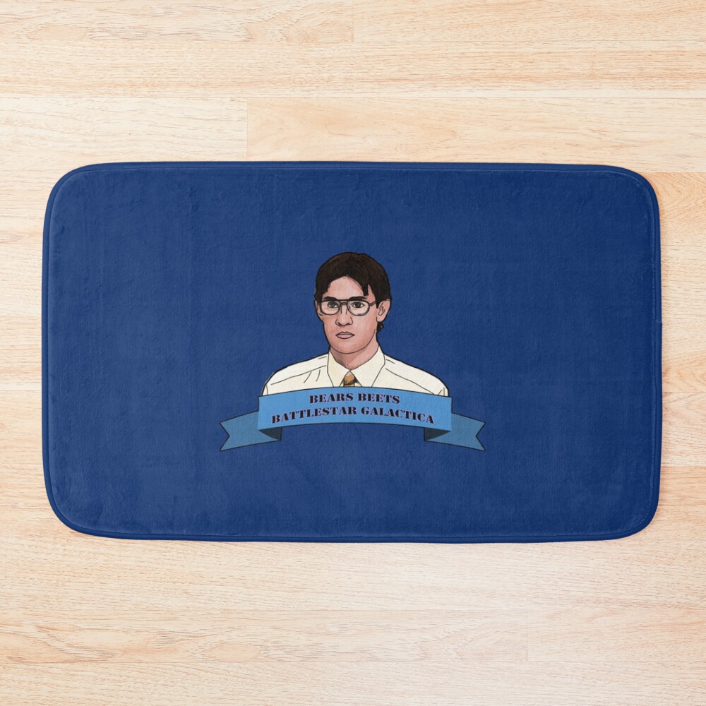 Bears Beets Battlestar Galactica Bath Mat