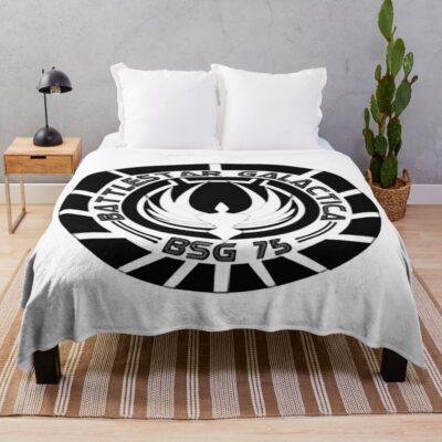 Battlestar Galactica Hot Logo Throw Blanket