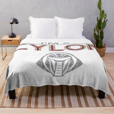 I Am A Cylon Battlestar Galactica Throw Blanket