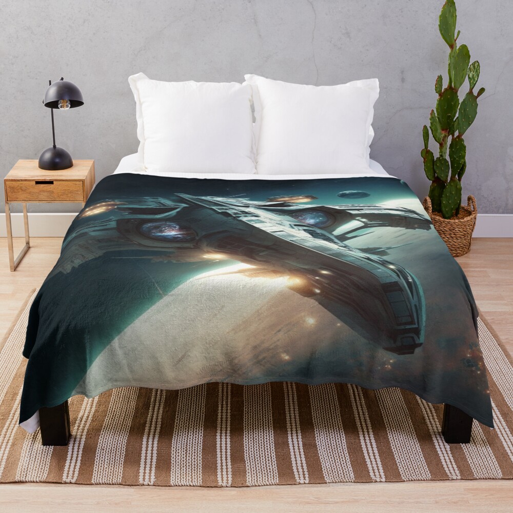 Battlestar Galactica Artwork Best Throw Blanket