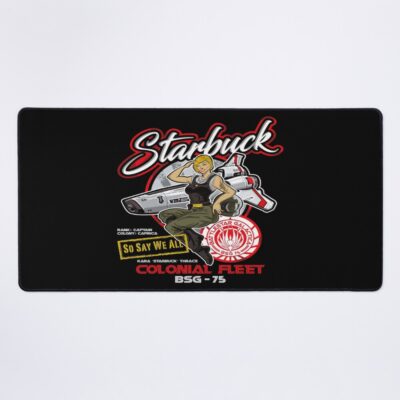 Starbuck Colonial Fleet Pilot Mouse Pad