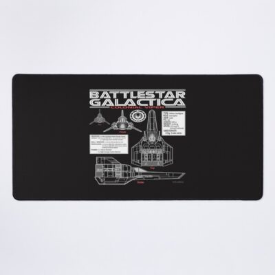 Battlestar Galactica Colonial Viper Mouse Pad