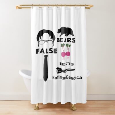 Dwight False Battlestar Galactica Shower Curtain