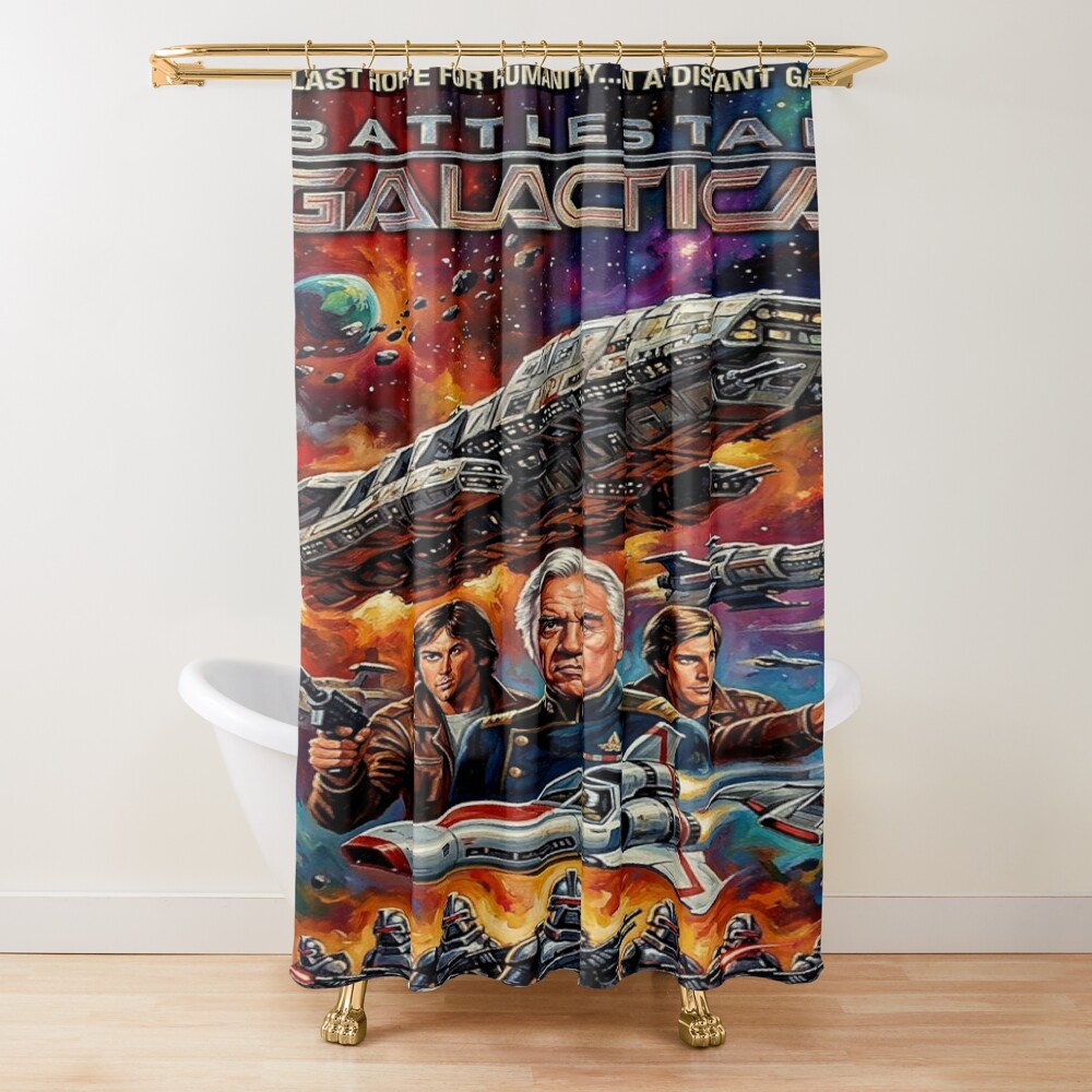 The Last Hope A Battlestar Galactica Tribute Shower Curtain