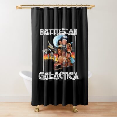 Most Relevant Battlestar Galactica Shower Curtain