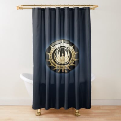 Battlestar Galactica Bsg Insigna Shower Curtain