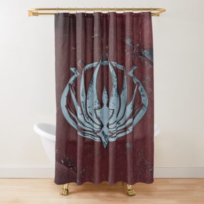 Red Phoneix Battlestar Galactica Shower Curtain