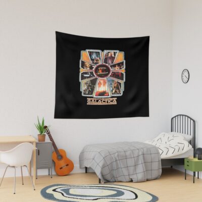 Battlestar Galactica Distressed Tapestry