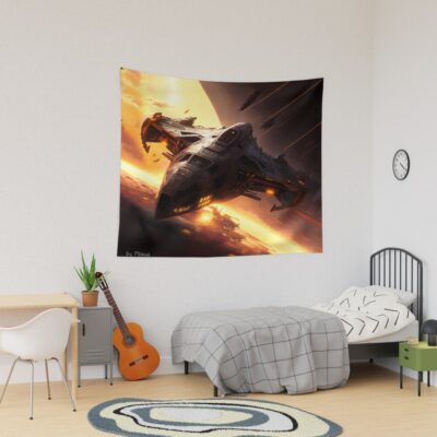 Battlestar Galactica Artwork Neww Tapestry