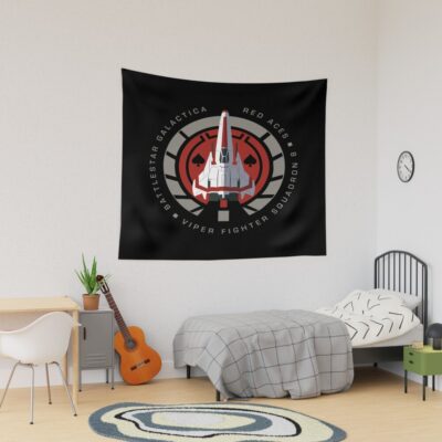 Viper Squadron 8 Red Aces Tapestry