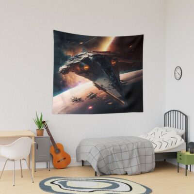 Battlestar Galactica Artwork Hot Tapestry