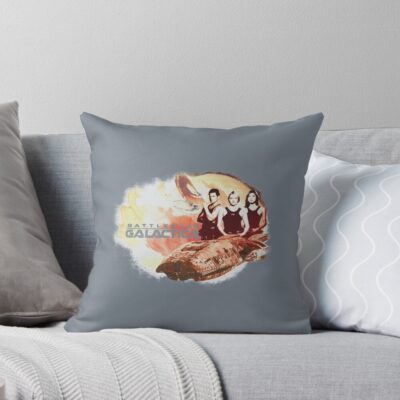 Battlestar Galactica Galactica Pilots Throw Pillow
