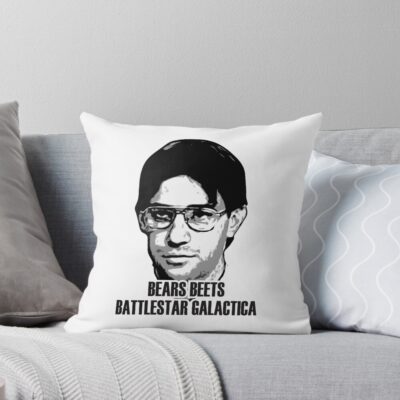 Bears Beets Battlestar Galactica Throw Pillow